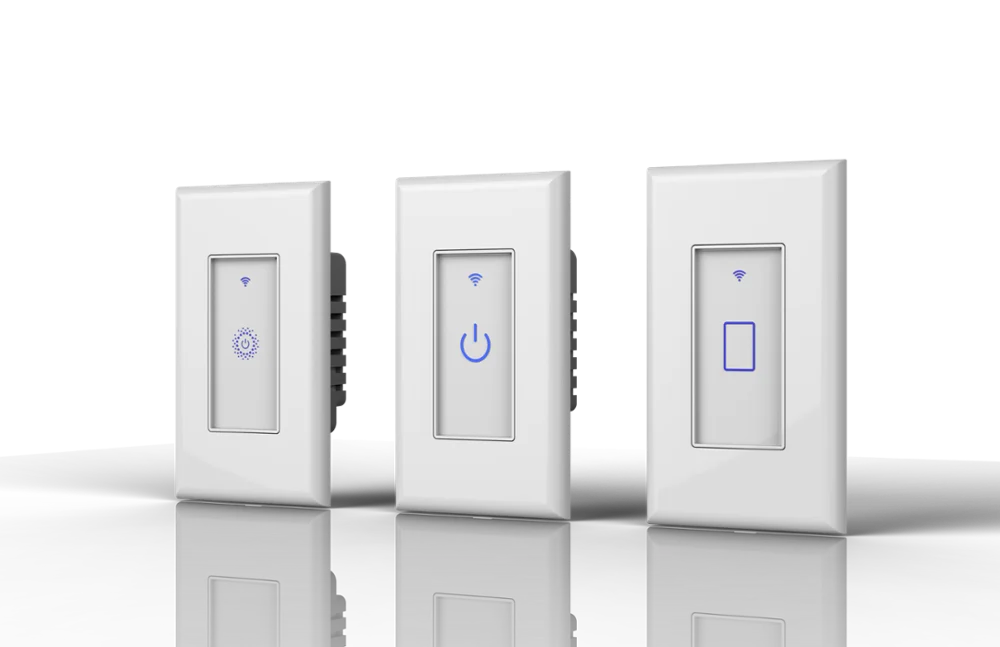 US standard etl certificate fireproof material PC Wi-Fi Smart Switch Alexa touch switch KS-602