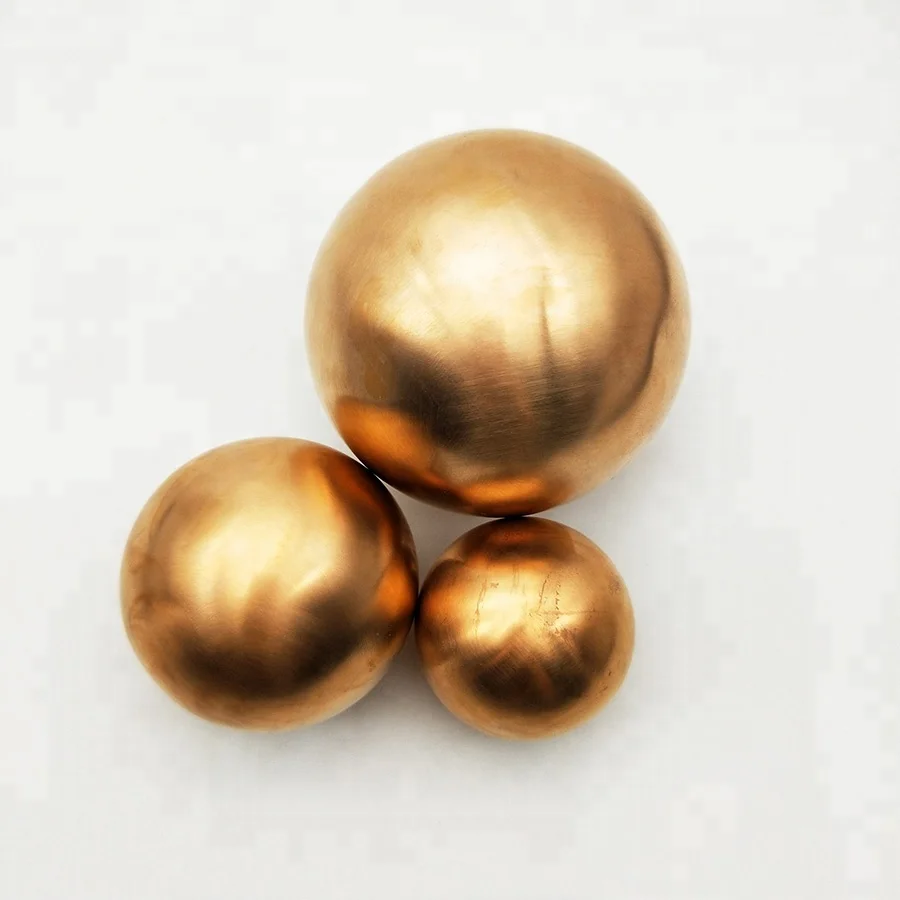 Factory Customized 30mm 50mm Solid Pure Copper Sphere