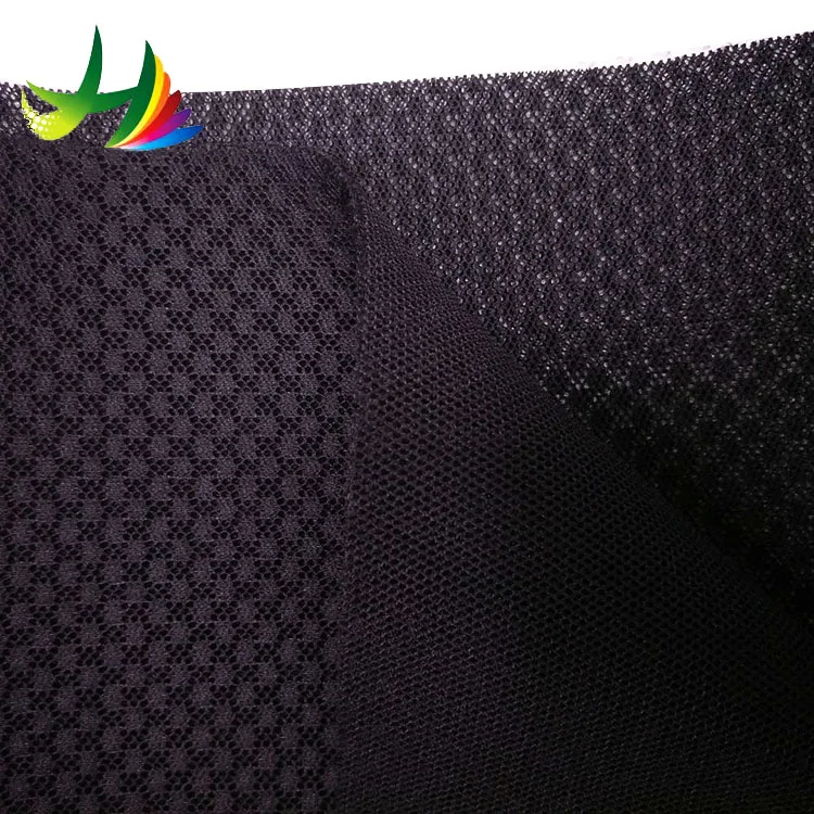 100% polyester textile mesh fabric quick dry for gym shoes or chair mesh fabric for sports shoes