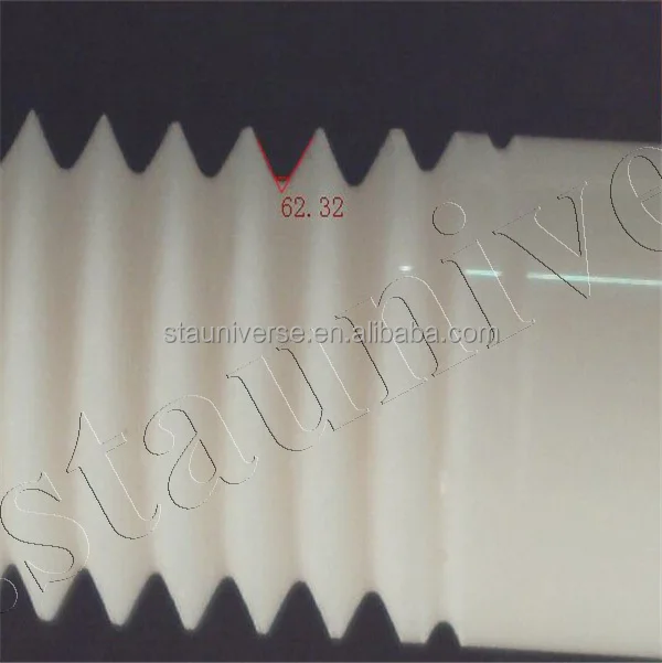 Глинозем/циркониевая керамическая резьба гайка болт/керамический изолятор