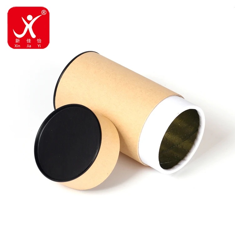 
Xin Jia Yi Packaging Round Tea Box Kraft Paper Wedding Favors Birthday Candy Cookies Christmas Party Suitcase Craft Paper Cans 