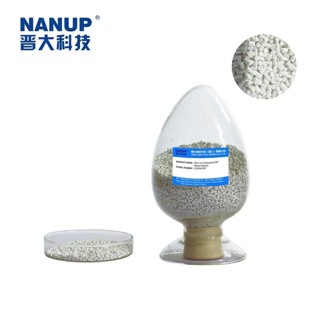 
Silver ion functional masterbatch PBT granules polypropylene antibacterial masterbatch 