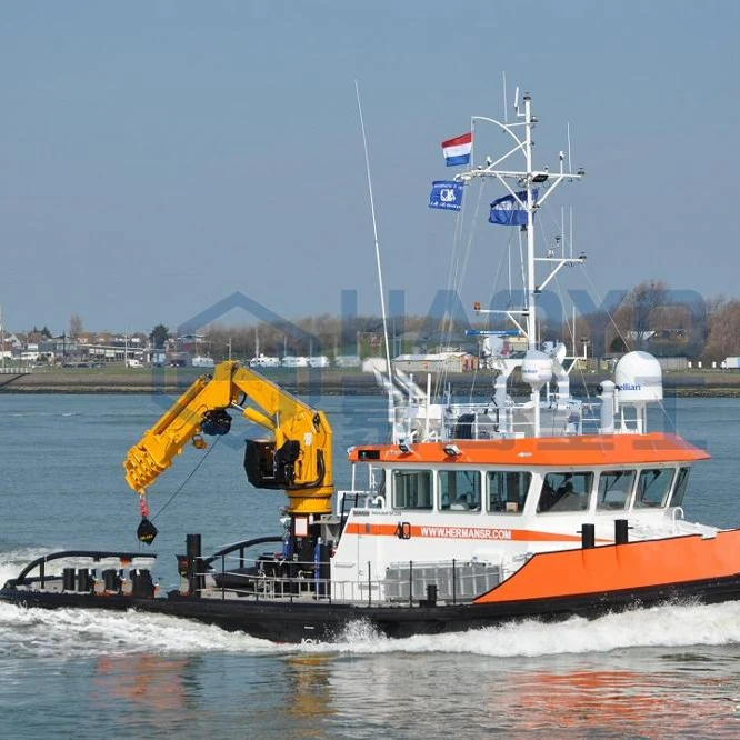 
Pedestal Deck Knuckle Boom Marine Crane 