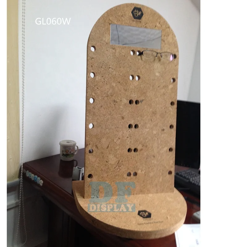 Custom eyewear display wood spectacle holder sunglasses display case sunglasses show case sotenedor para anteojos