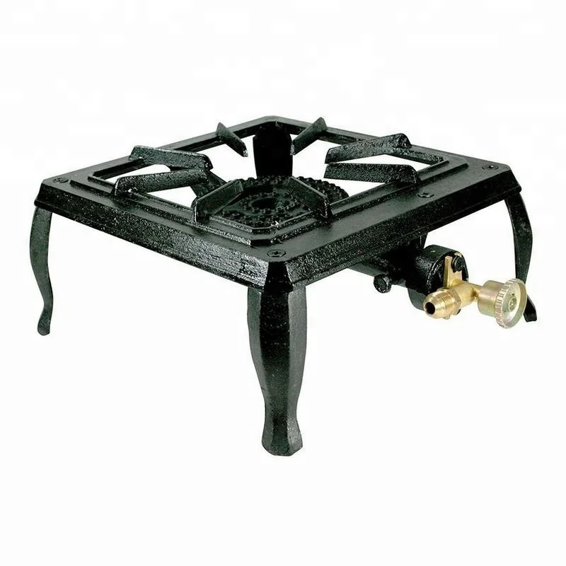 Portable Single Stove Cast Iron Gas Burners for Outdoor Cooking