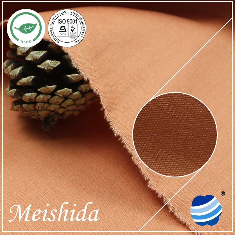 Wholesale Lightweight Pure Linen Fabric 100% Recycled Linen Fabric Organic Yarn Dyed Flax Fabric