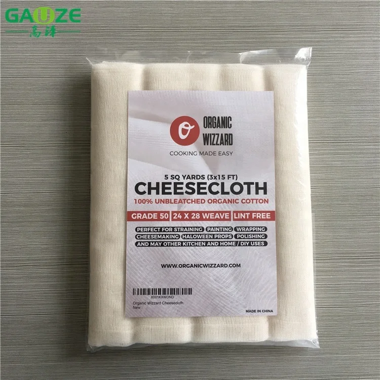
Cotton Cheese Cloth For Making Cheese 