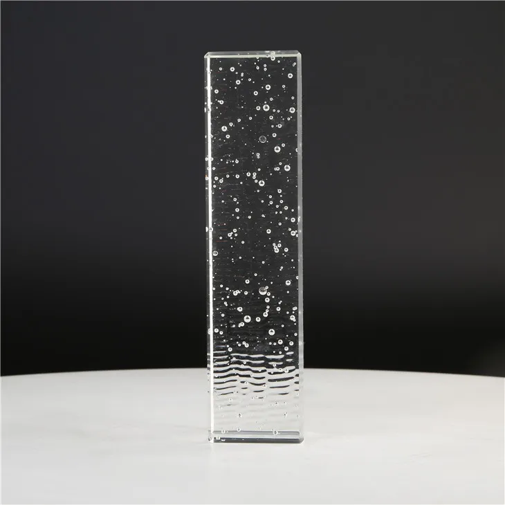 Glass Bricks with Bubbles Factory for Home House Decoration Solid Glass Block