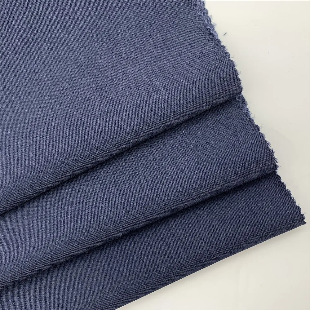 good quality TC polyester cotton blend fabric/twill bengaline fabric supply from stock