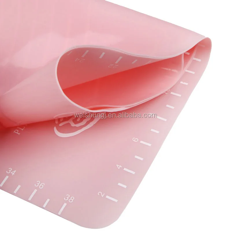 Food grade flexible pastry mat oven heat resistant reusable rubber silicone baking sheet