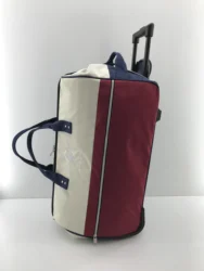 Ladies Rolling Duffel Trolley Travel Bag Tote Carry-on for Short Term Trips Weekend