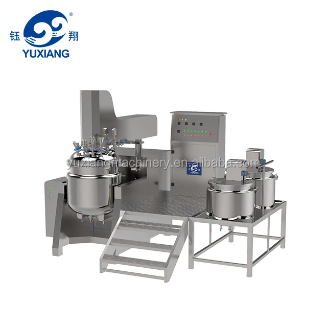 Косметический крем Yuxiang 100 л, вакуумный гомогенизирующий эмульгатор, смесительная машина