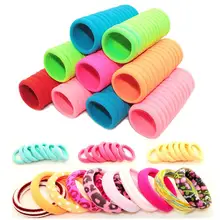 40 pçs lote 2 3 cm Acessórios de Cabelo Scrunchy Elástico Faixas de Cabelo Meninas do