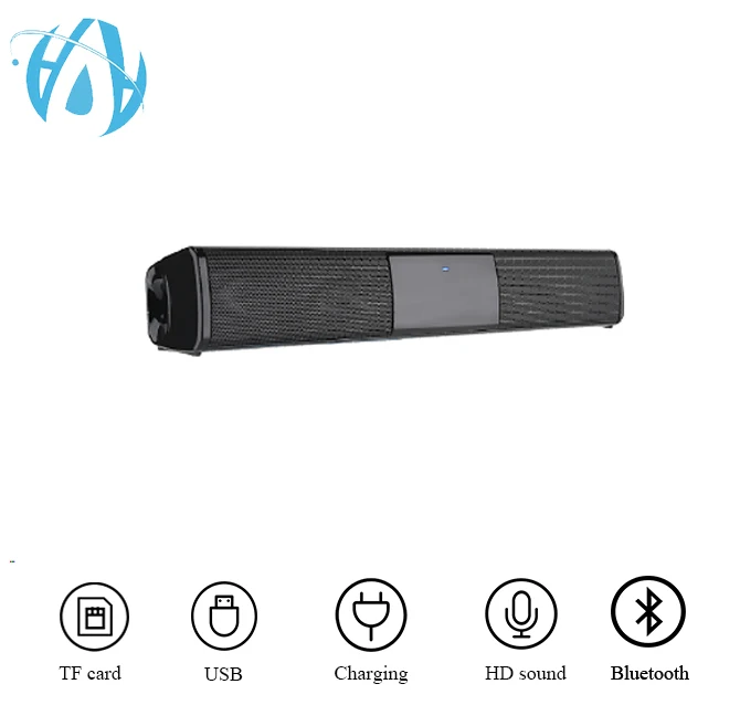 Heat in Amazon Portable Loud Bass Stereo Mini Home Theater System Bluetooth Soundbar Speaker with good sound