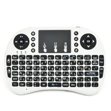 For Israel Hebrew&English Mini 2.4Ghz Wireless Keyboard Air Mouse Remote Control Touchpad For Laptop TV Box PC Tablet Mini PC