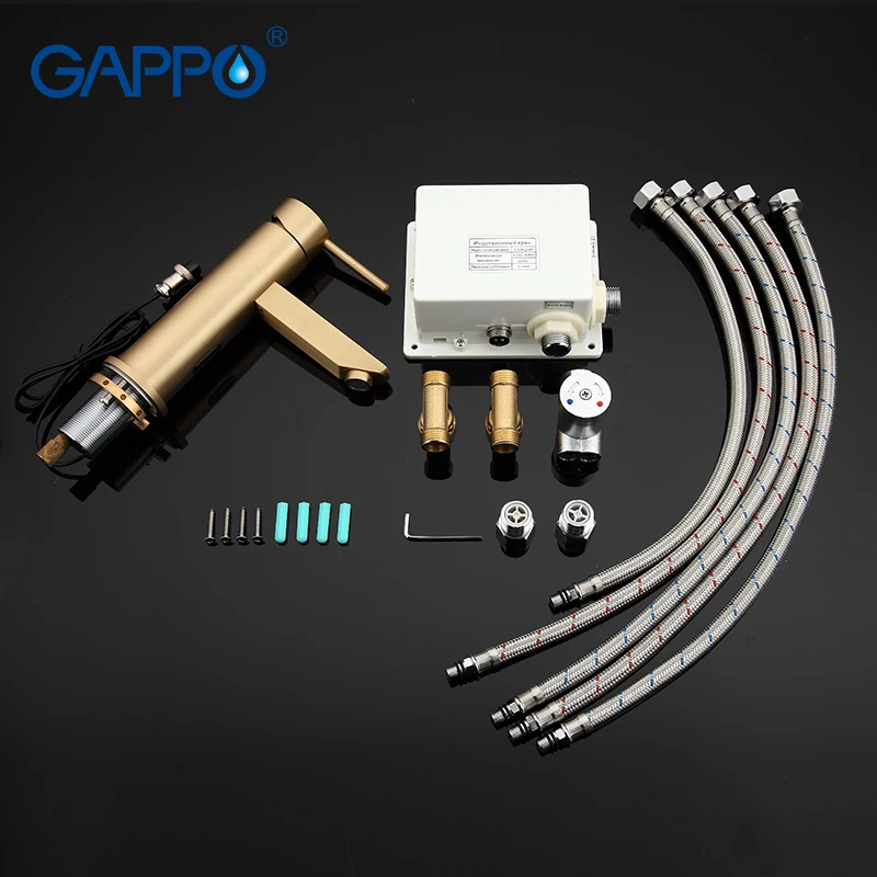 GAPPO bathroom Basin Faucet Torneira Water Mixer basin sensor taps automatic infrared sensor faucet touchless basin mixer GA520