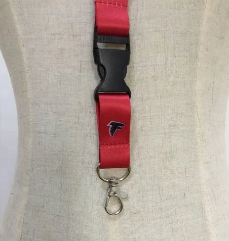 OEM custom printed id card badge holder strap laynard landyards nylon lanyard for keys