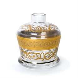 Luxury Mini Bohemia Glass Sheesha Vase Hukka Shisha Vaso Hookah Base
