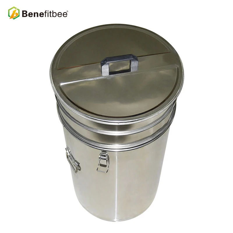 Beekeeping Equipment From China Double Filter Net Honey Bucket (201 Flat Cover) For Sales