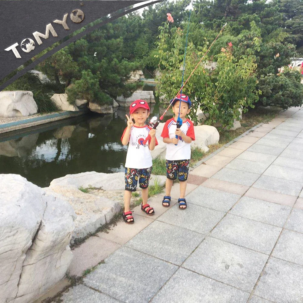 ToMyo Youth Kids Fishing Pole,Portable Telescopic Fishing Rod and Reel Combo Full Kit Set Fishing Gear for Kids