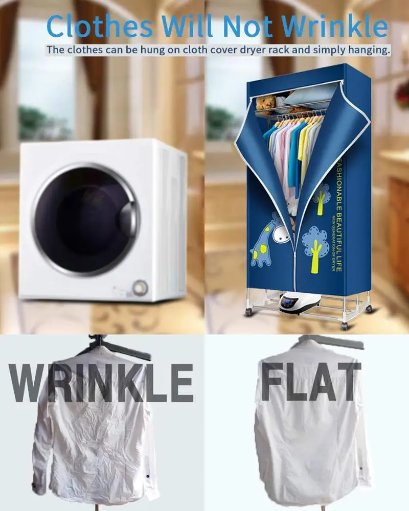Portable Electric Clothes Dryer.Cloth Dryer.1200W.Waterproof cloth