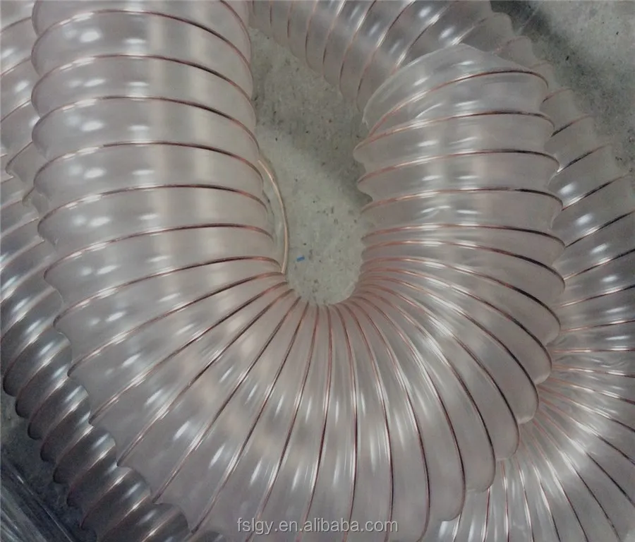 Flexible Pu Suction Hose For Woodworking Industry
