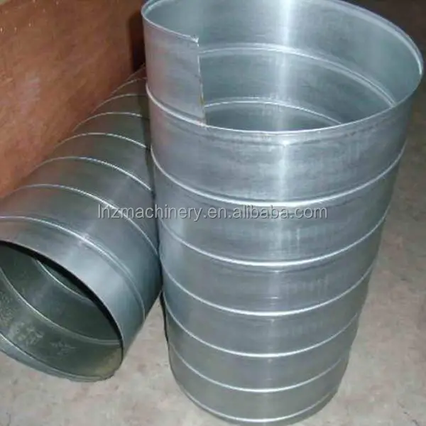 spiral round duct stainless steel forming machine