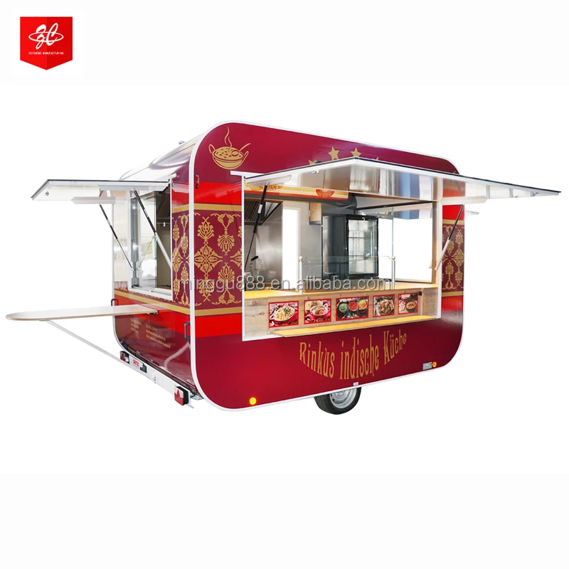 2019 China fast food cart for hot dog ,mobile food trailer for sale philippines