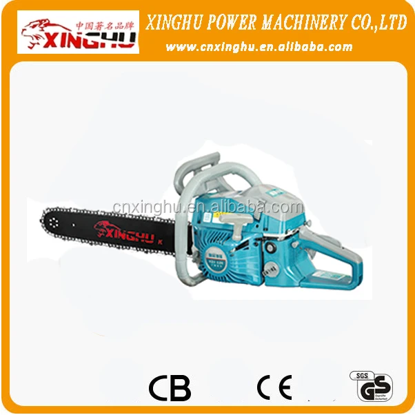 Tree machine xh5800 Gasoline Chain Saw 58cc factory low price/SLW CHIAN SAW