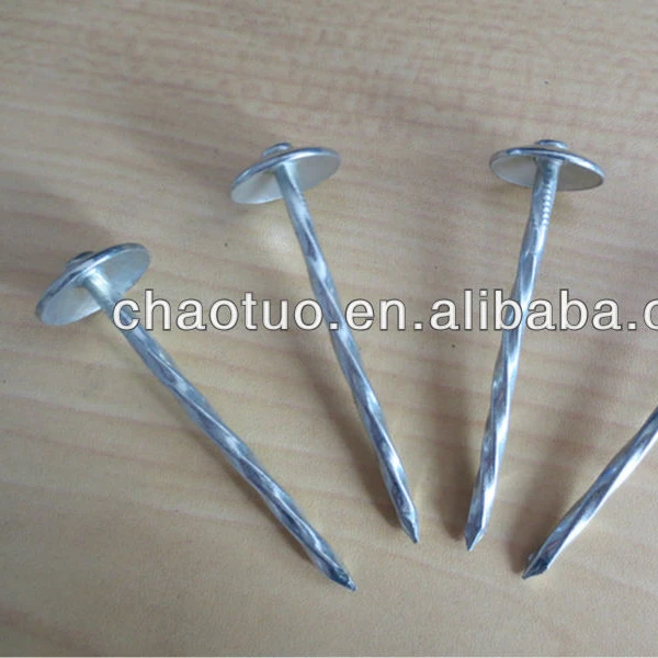 
low price roofing nail / roofing nails with plastic washers 
