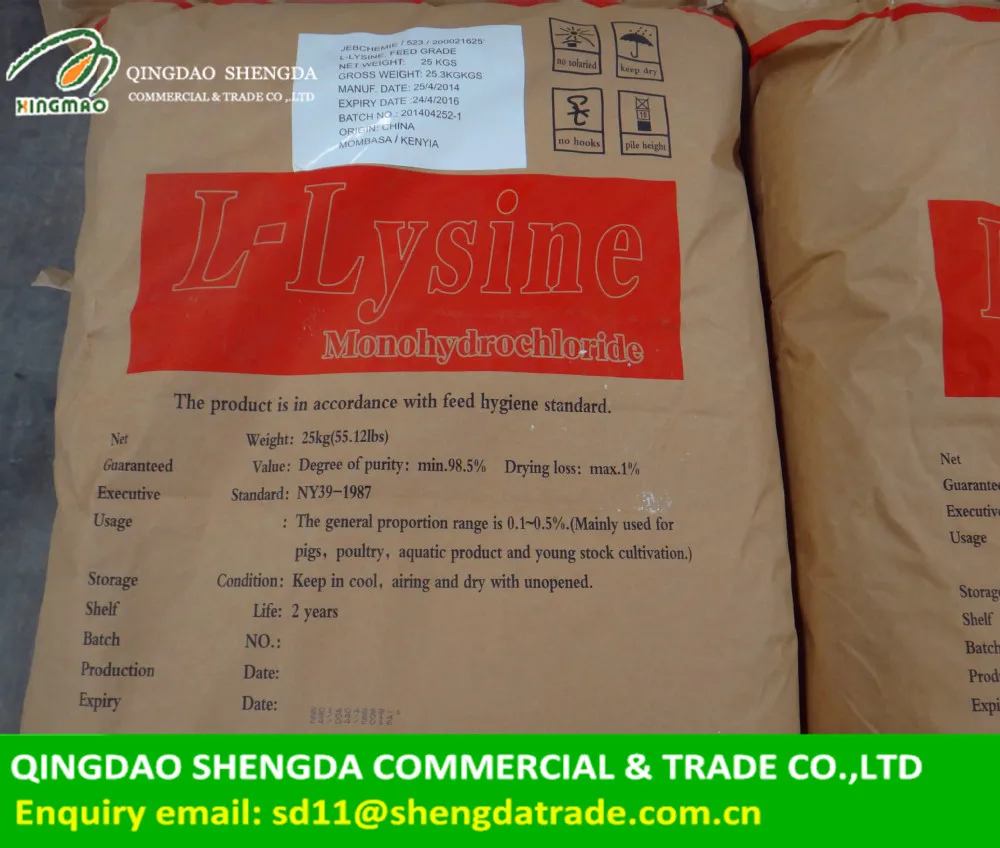 L-LYSINE HCL 98.5% 99% GOLDEN CORN BRAND