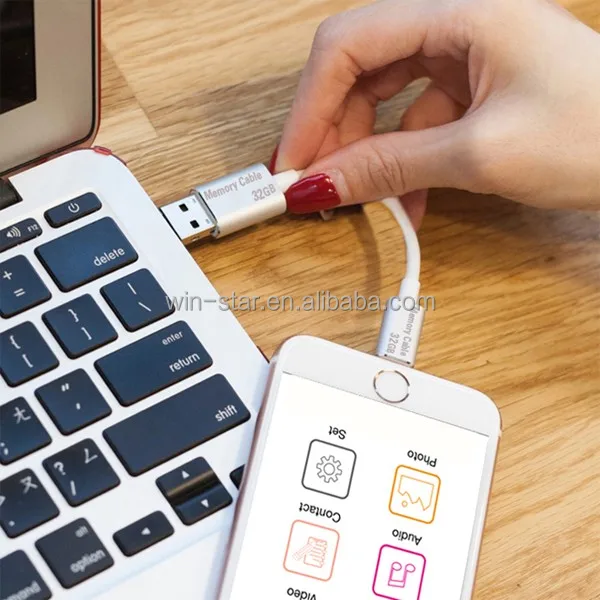 
Usb Flash Memory Driver Cable, Usb Flash Memory Drive Cable For Iphone, Memory Charging Cable 
