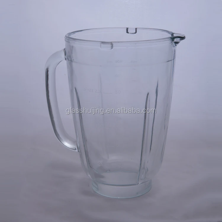 A16-1 vasos de vidrio 1.5 liter cheap clear national 176 1.5 Liter blender spare parts replacement glass jug / jar