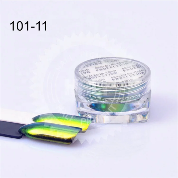 19 Colors Unicorn Aurora Neon Pigment Chameleon Pigment Powder Mirror Effect Chrome Rainbow Paint Powder Nails Art supplies