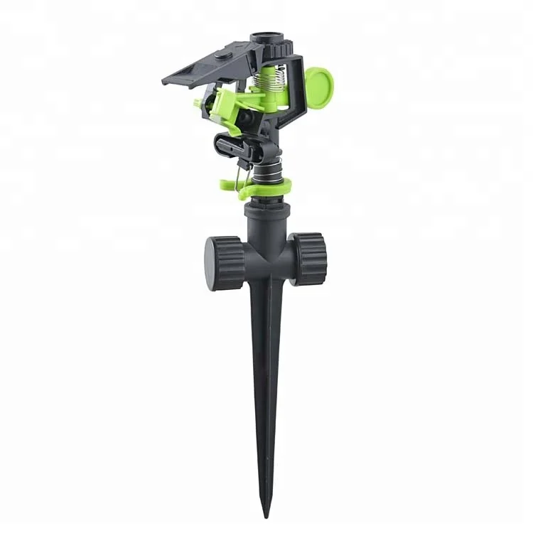 
Full Circle Adjustable Plastic Head Mobile Rotary Impluse Sprinkler Irrigation System Lawn Sprinkler 