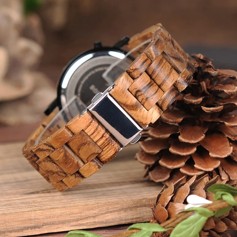 Новый дизайн светодиодные электронные деревянные часы bobo bird с модным шестигранным белым светом мужские