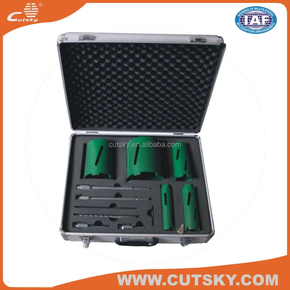 Zhengzhou Cutsky 11PCS Diamond Core Drill Bits Set