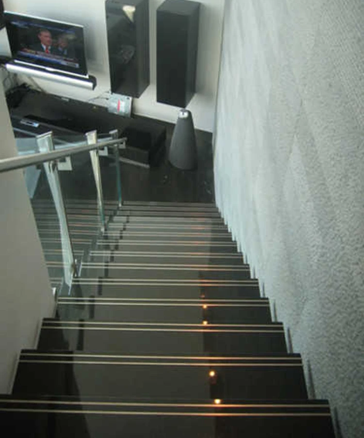 
Black granite stairs steps / granite stairs design 
