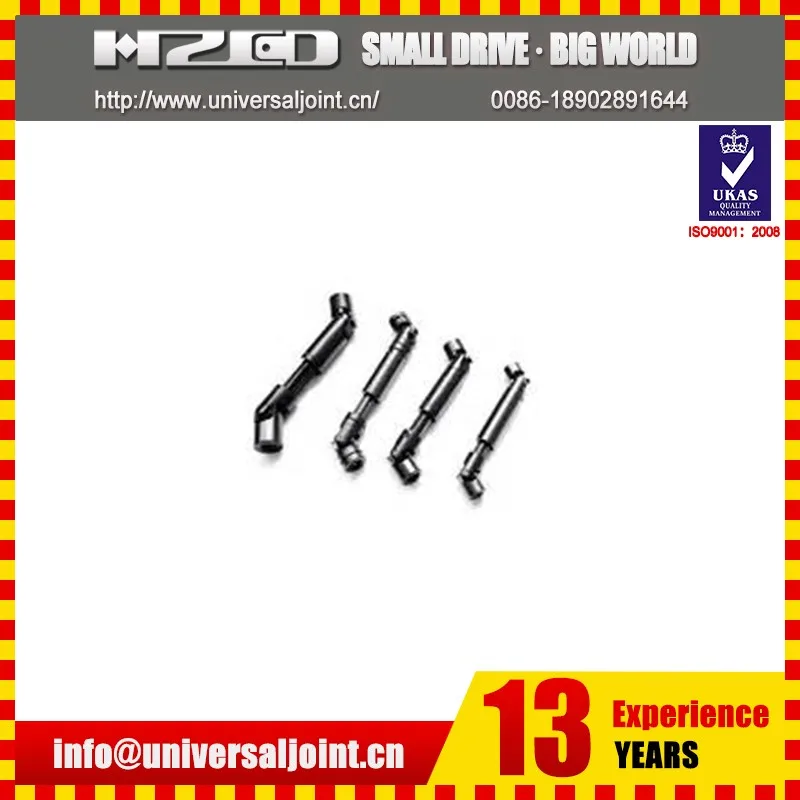 
Double precision universal joint for woodworking machine 