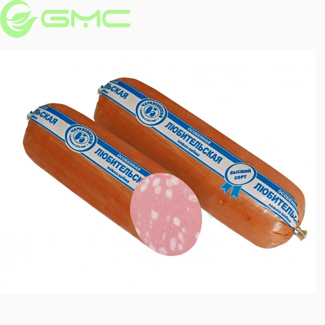 Disposable Plastic Nylon Sausage Casings Artificial Casings For Smoked Sausages Tubular Film