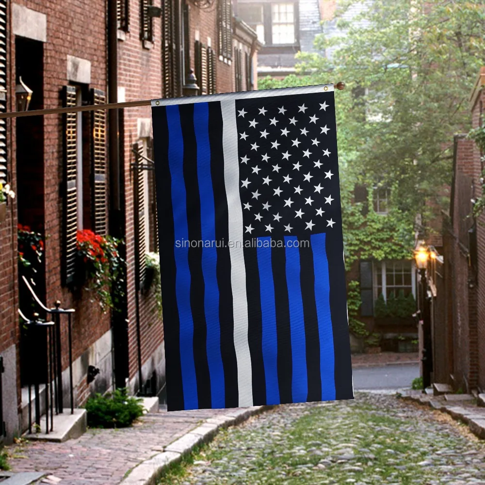 Wholesales Best Selling Products custom flags 3x5 Foot Thin White Line USA Flag