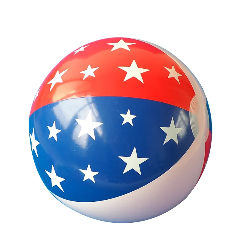 inflatable beach ball with star printing