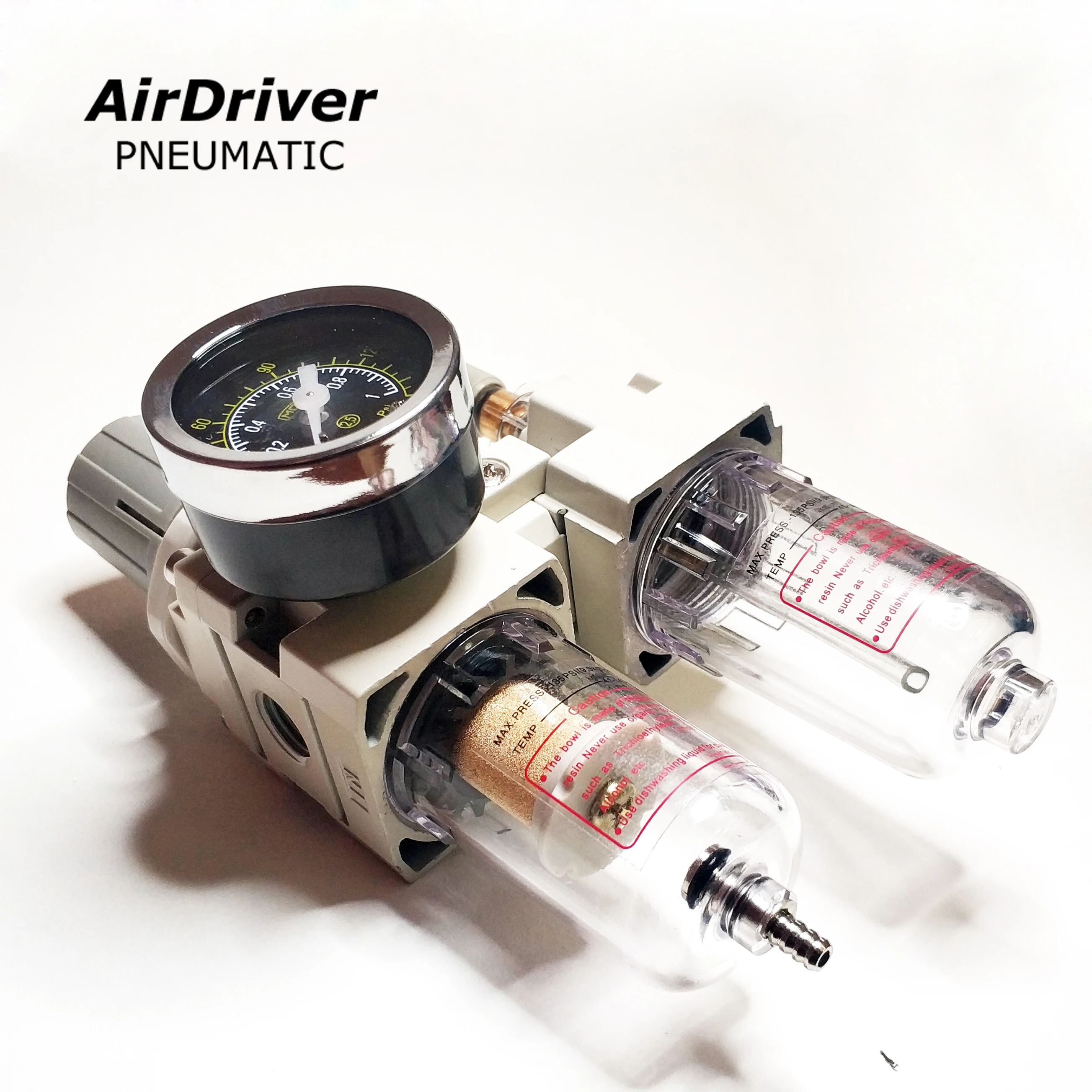 Pneumatic Regulator Air Filter Air Source Treatment With Brass Filter FRL UNIT