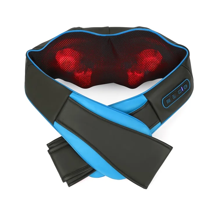 Electric Rolling Shiatsu Health Care Portable Neck Shoulder Back Massage Belt  Body Massage Belt