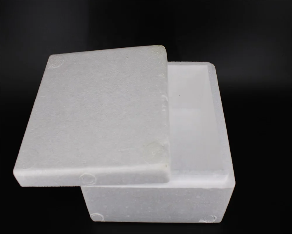 Белая оптовая коробка из пенополистирола для пищевых продуктов, фруктов, рыбы, овощей