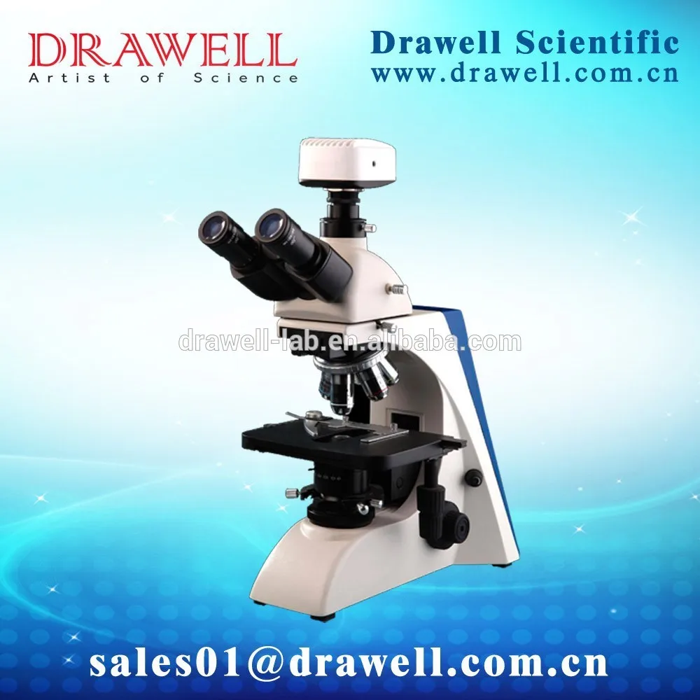 Бинокулярный биологический микроскоп с окуляром WF 10X.