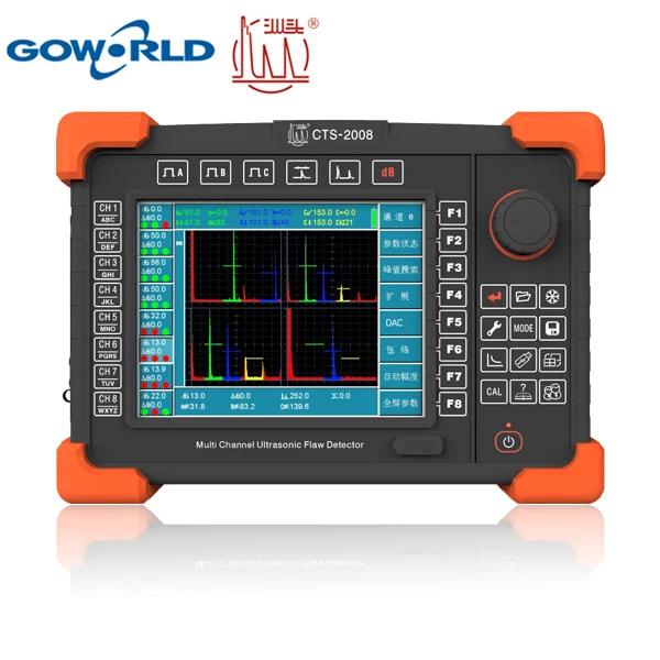 GOWORLD CTS-2008 Multi-направлены ультразвуковой дефектоскоп для сварки металлоконструкций осмотра трубопровода НК инструмент