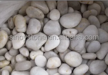 
white decorative pebbles round pebble wall stone 