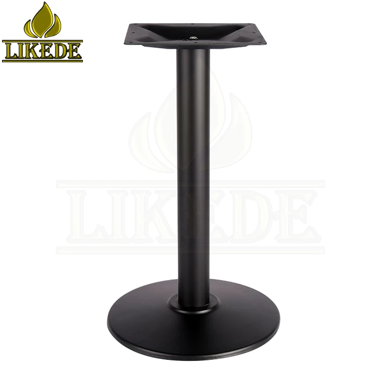 Cheap high quality dining table base round cast iron wood slab table legs