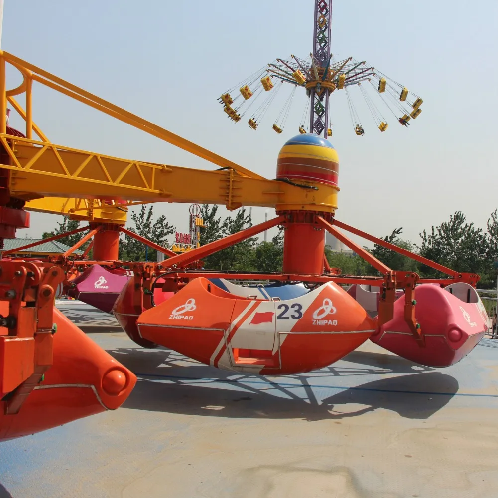 Large amusement park machine sky fling chair for sale